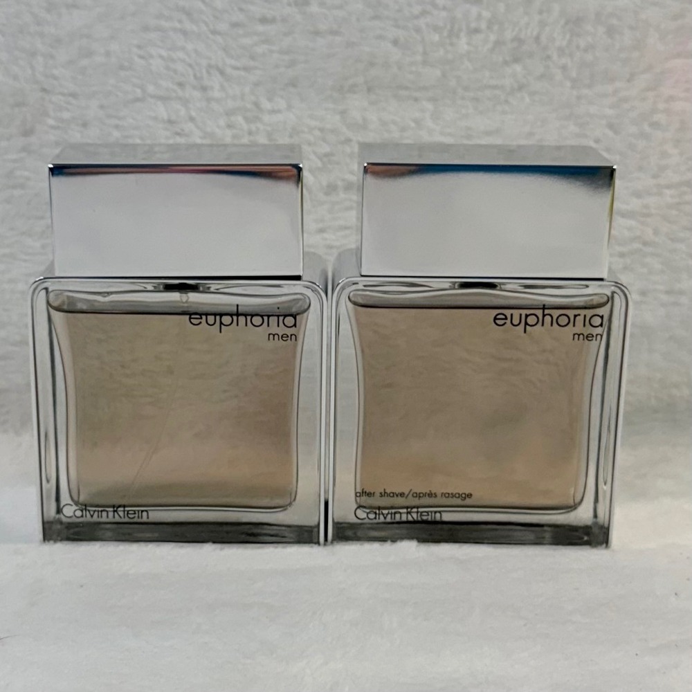 Calvin Klein Euphoria Men 3.4 oz Eau de Toilette & 3.4 oz After Shave Set 2pc